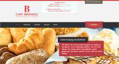 Desktop Screenshot of cafe-braendle.ch