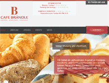 Tablet Screenshot of cafe-braendle.ch